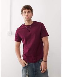 Weekday - Boxy Oversized Fit Heavyweight Jersey T-shirt - Lyst