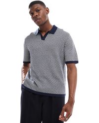 Hollister - – adrettes strick-polohemd - Lyst