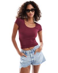 Cotton On - Byron Square Neck Short Sleeve Top - Lyst