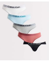 Calvin Klein - Extra Soft Cotton 5 Pack Briefs - Lyst