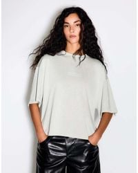 Bershka - Short Sleeve Oversize T-shirt - Lyst