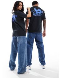 Gramicci - T-shirt unisexe en coton avec imprimé canoë - Lyst