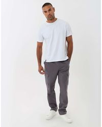 Threadbare - Regular Fit Cotton Cargo Trousers - Lyst