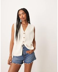 ASOS - Clean Knitted Relaxed Fit Waistcoat - Lyst