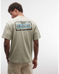 Vans - Barb Plate Oversized Back Print T-shirt - Lyst