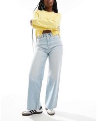 ASOS - Dad Jeans Met Wijde Pijpen - Lyst