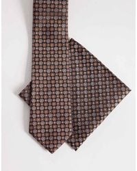 ASOS - Vintage Floral And Square Geometric Tie And Pocket Square - Lyst