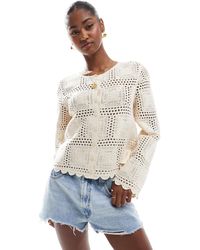 Object - – gehäkelte strickjacke - Lyst