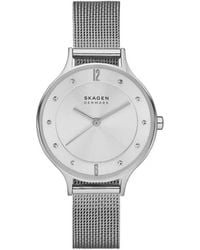 Skagen - 'S Anita Lille Three Hand, Stainless Steel Watch - Lyst