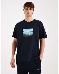 Jack & Jones - Oversized T-shirt With Front Scenic Print - Lyst