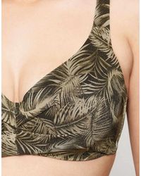Tezenis - Balconette Bikini Top Golden Tropics - Lyst