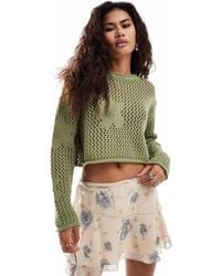 Bailey Rose - Open Knit Jumper - Lyst