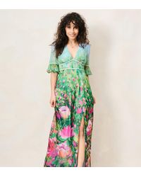 Hope & Ivy - The Solenne Petite Thigh Split Maxi Dress - Lyst