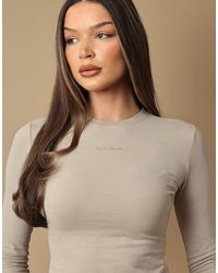 SIMMI - Long Sleeve Soft Touch T-Shirt - Lyst