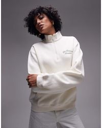 New Balance - Half Zip Fleece - Lyst