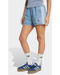 adidas Originals - X Coca-Cola Denim Jorts - Lyst
