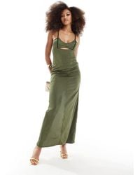 ASOS - Cami Maxi Dress With Top Stitching Detail - Lyst