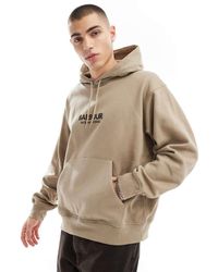 Barbour - Mapped Graphic Os Hoodie - Lyst