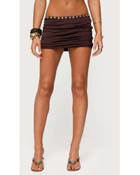 Edikted - Giana Iridescent Mini Skirt - Lyst
