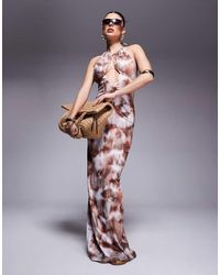 South Beach - Maxi-Strandjurk Van Mesh Met Uitsnijding - Lyst