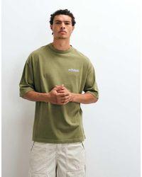 ASOS - Heavyweight Oversized T-Shirt With Chest Text Graphic - Lyst