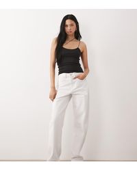 ASOS - Asos Design Tall Slim Barrel Jeans - Lyst