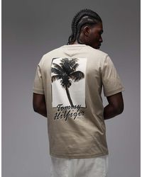 Tommy Hilfiger - Palm Photo Print T-Shirt - Lyst