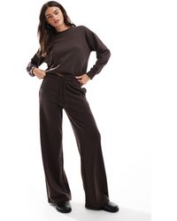 Stradivarius - – jogginghose mit weitem bein - Lyst