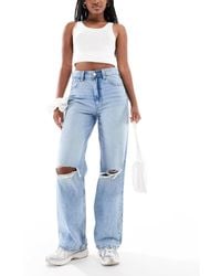ASOS - Wide Leg Dad Jeans - Lyst
