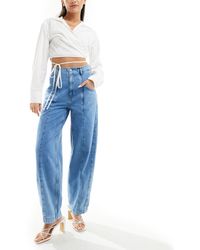 & Other Stories - High Waist Tapered Barrel Leg Jeans - Lyst