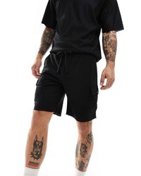 Only & Sons - Plisse Cargo Short Co-ord - Lyst