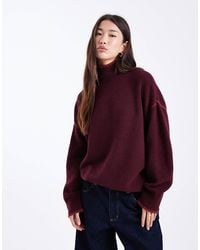 Vero Moda - – hochgeschlossener strickpullover - Lyst