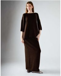 Glamorous - Knit Maxi Skirt - Lyst