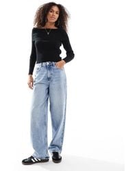 ONLY - Jersey Con Escote Bardot De Punto De - Lyst