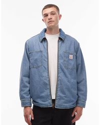 Levi's - Workwear capsule - surchemise réversible en jean et imitation peau - Lyst