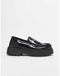 ASOS - Loafers Met Dikke Zool En - Lyst