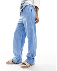 Vero Moda - Tie Waist Wide Leg Trouser Co-ord - Lyst