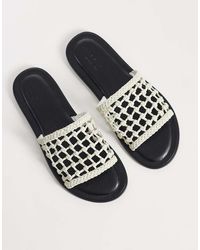 ASOS - Fabiola Premium Weave Mule Sandals - Lyst