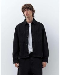 Pull&Bear - Denim Overshirt - Lyst