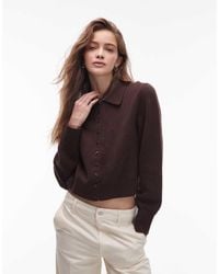 & Other Stories - Knit Cardigan With Collar And Button Front - Lyst