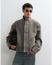 ASOS - Bomber à col cheminée en mélange - Lyst