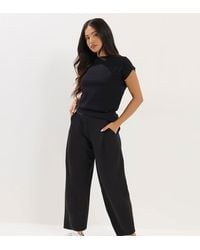 PixieGirl - Petite Pleated Barrel Trousers - Lyst
