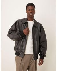 ASOS - Oversized Bomber Jacket - Lyst