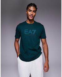 EA7 - Armani Train Visibility Large Logo T-shirt - Lyst