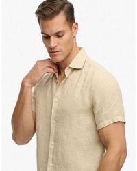 Superdry - Riviera Short Sleeve Linen Shirt - Lyst