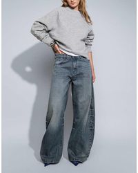 ASOS - Bow Barrel Leg Jean - Lyst