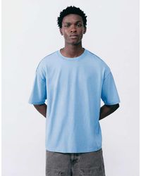 Pull&Bear - Relaxed Fit Overlock T-Shirt - Lyst