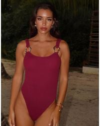Moda Minx - Skye Scrunch Swimsuit - Lyst