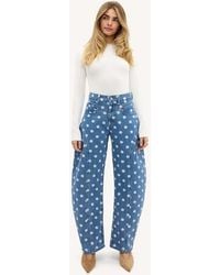 Loavies - Radiant Desire Balloon Jeans With Polka Dots - Lyst