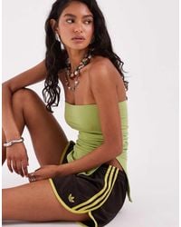 adidas Originals - Three Stripe Sprinter Shorts - Lyst